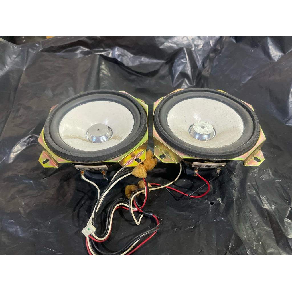 Speaker Double Magnet 4inch Radio Tape POLYTRON GD512BR Original Cabutan
