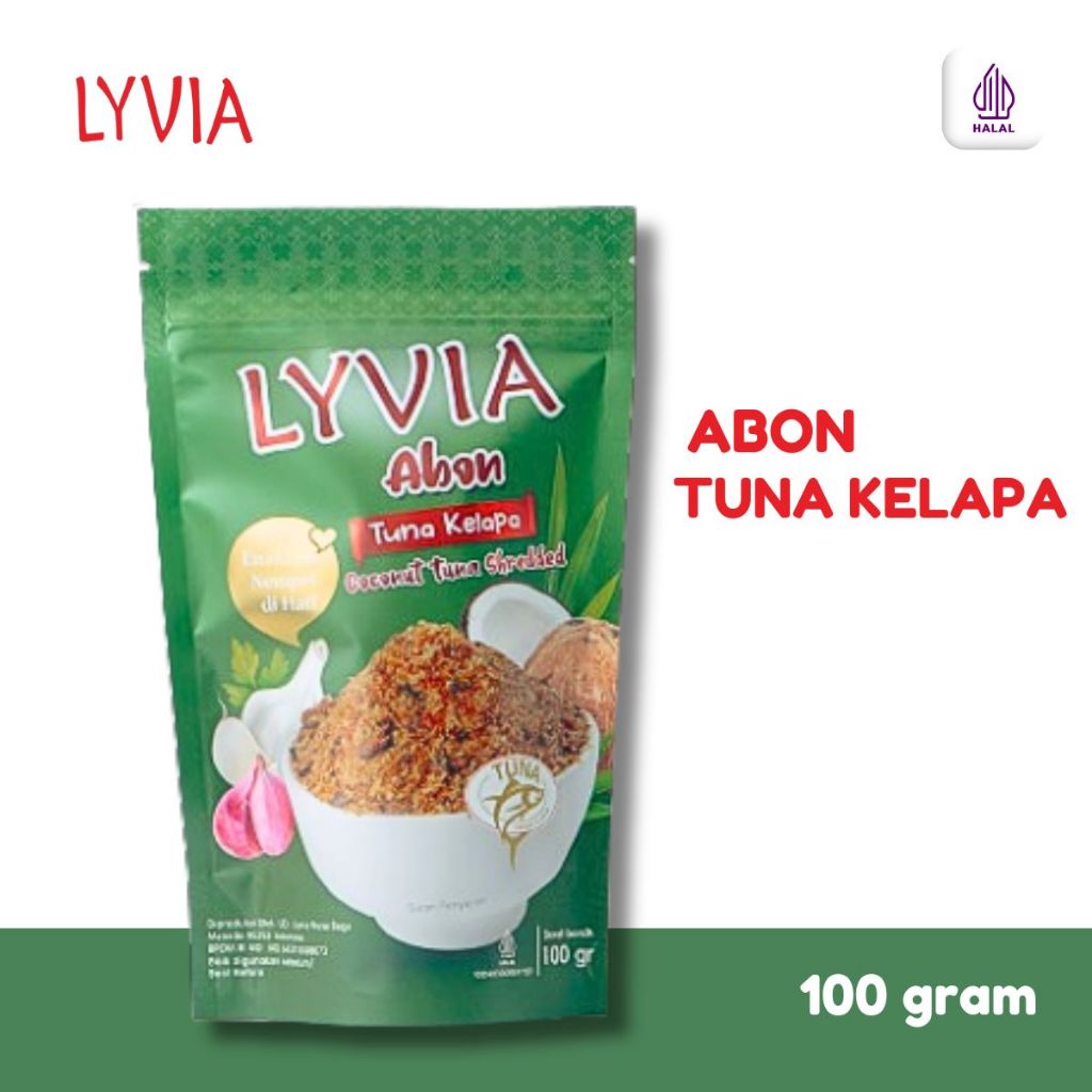 Abon Ikan Tuna Kelapa - Lyvia - Olahan Ikan - Ikan Tuna - Abon Ikan Tuna - Makanan Siap Saji