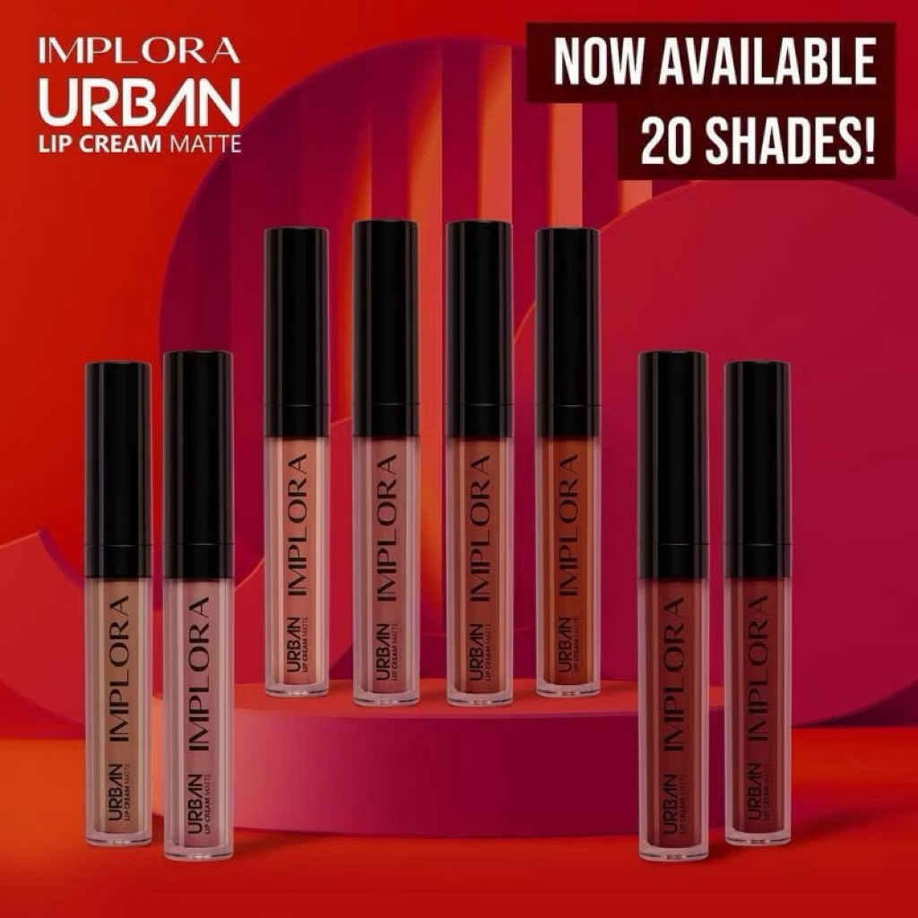Implora Urban Lip Cream Matte - Lip Cream Implora - Lip Matte - Bpom