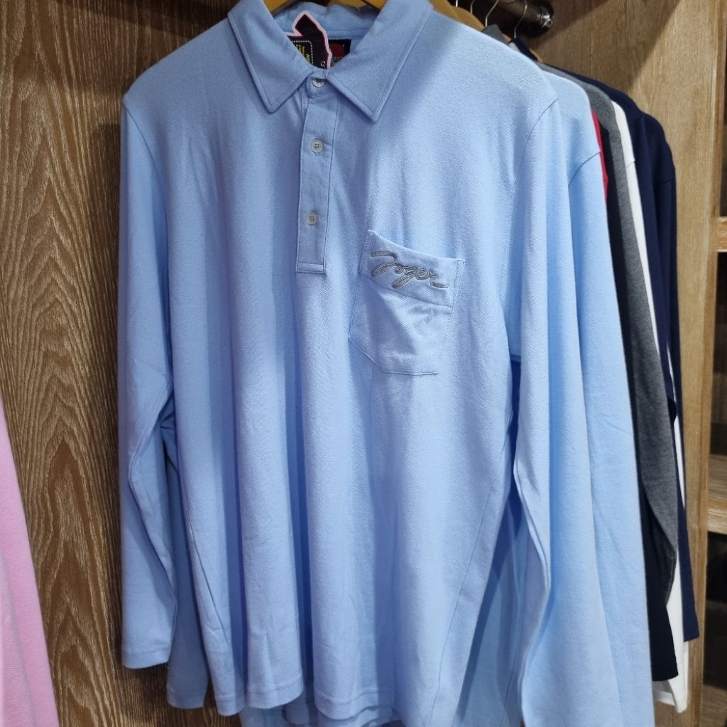 POLO SHIRT LENGAN PANJANG. KAOS POLO JOGER ORIGINAL. OLEH OLEH BALI
