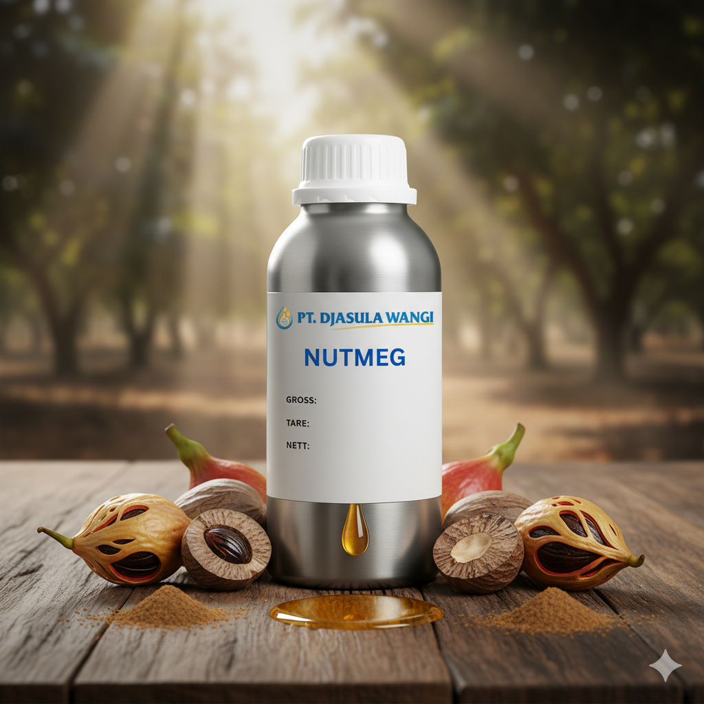 Minyak Pala / Nutmeg Oil 1 kg – Aromatherapy, Fragrance, Essential Oil, Aroma Hangat Rempah