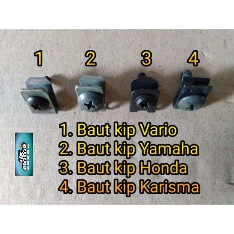 BAUT KLIP BODY KLIP BATOK MOTOR HONDA YAMAHA - Karisma LC