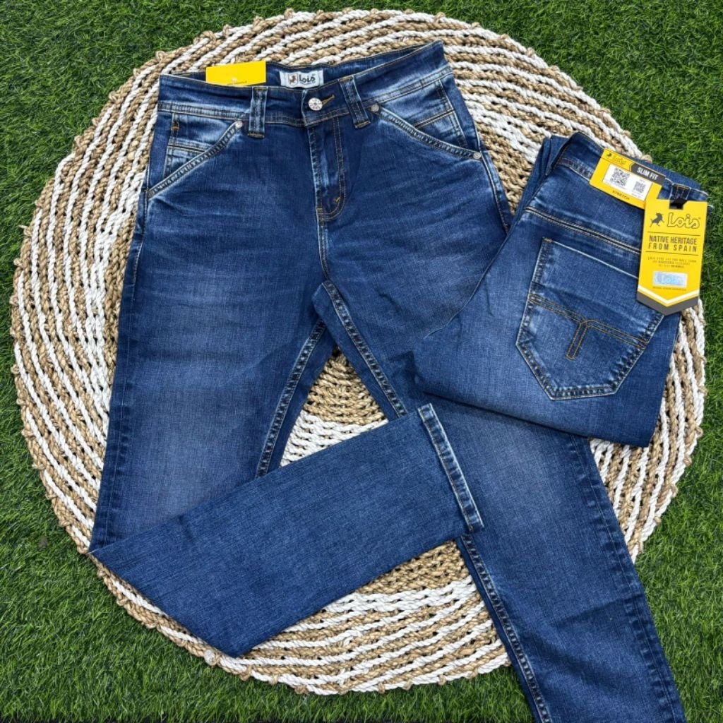 CELANA LOIS JEANS SLIM FIT STRETCH MELAR ORIGINAL