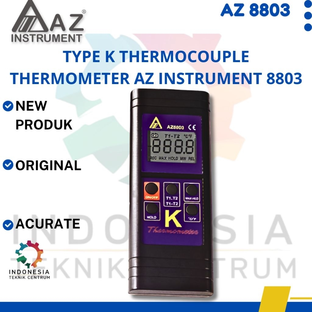 Type K Thermocouple Thermometer AZ Instrument 8803
