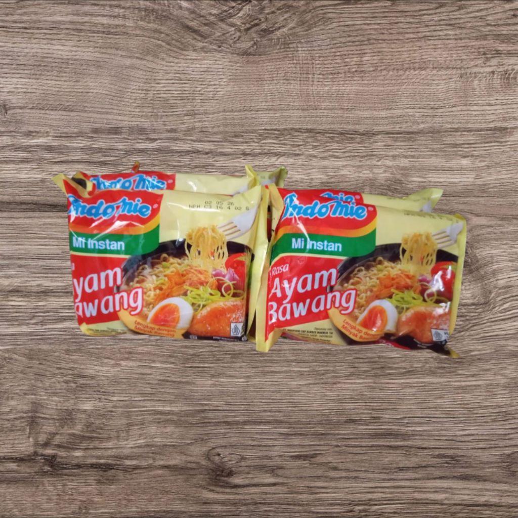 Indomie Ayam Bawang, Mi Goreng, Kocok Bandung dan Soto