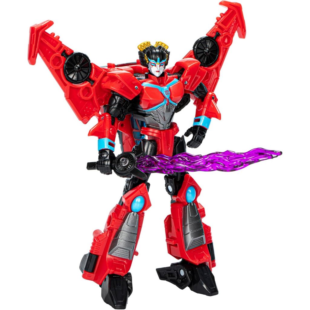 Transformers Legacy United Deluxe Class Cyberverse Universe Windblade, 5.5-Inch Converting Action Fi