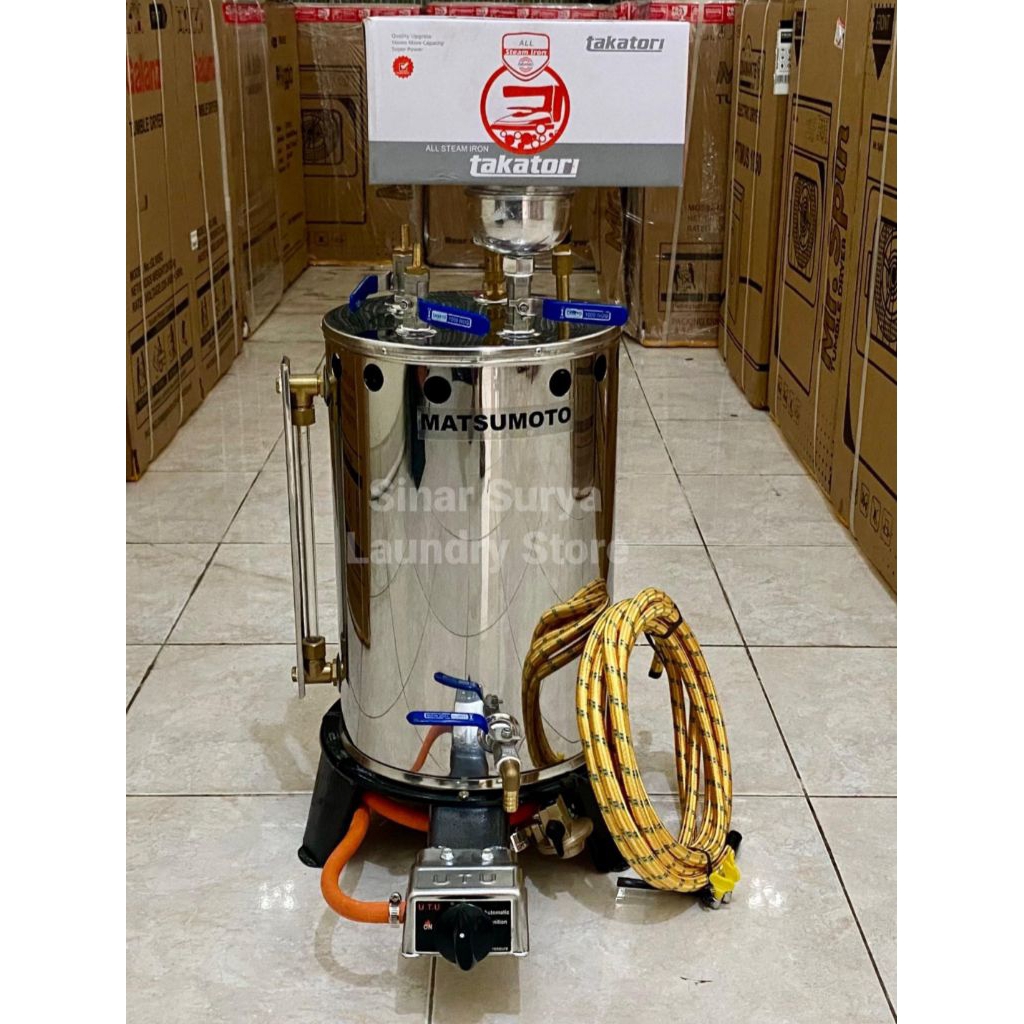 Setrika uap boiler kapasitas 10liter