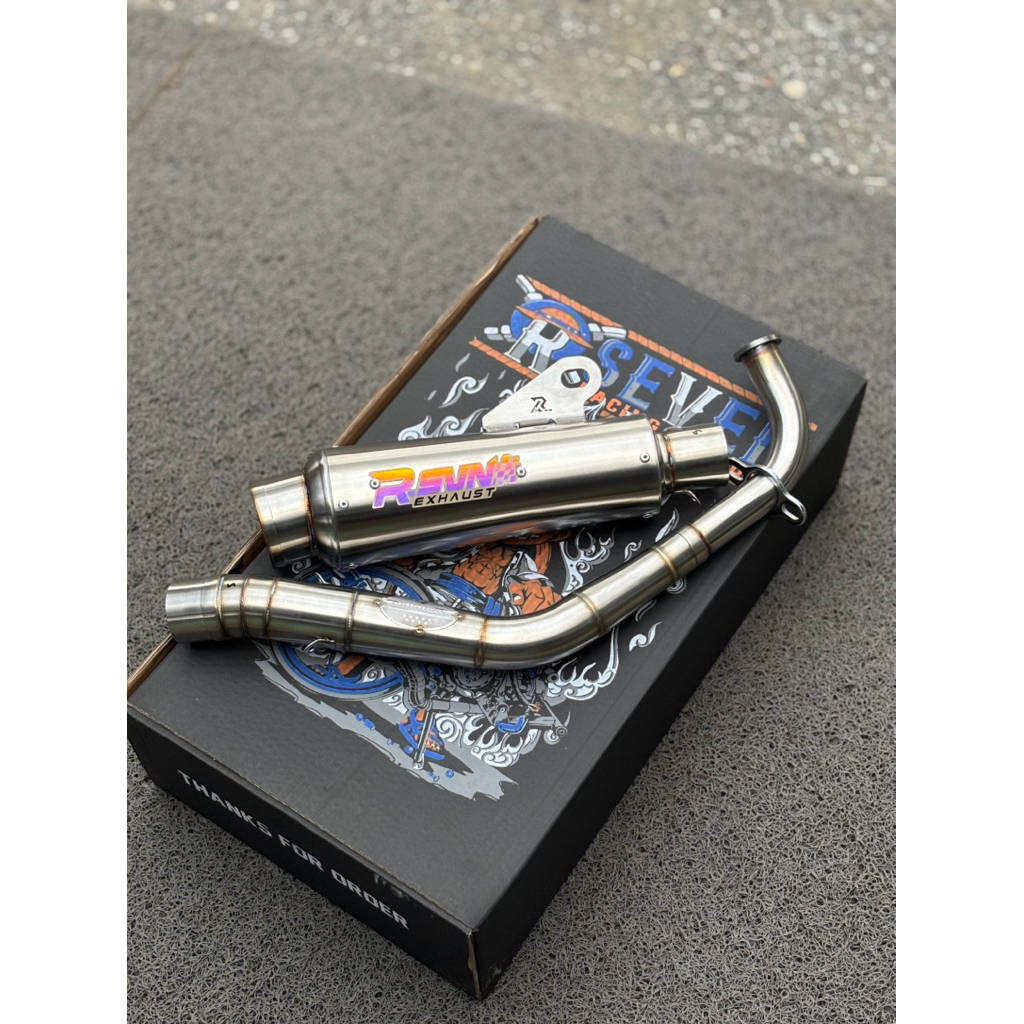 KNALPOT ROXSTAR STYLE STAINLES ORIGINAL RSEVEN RACING