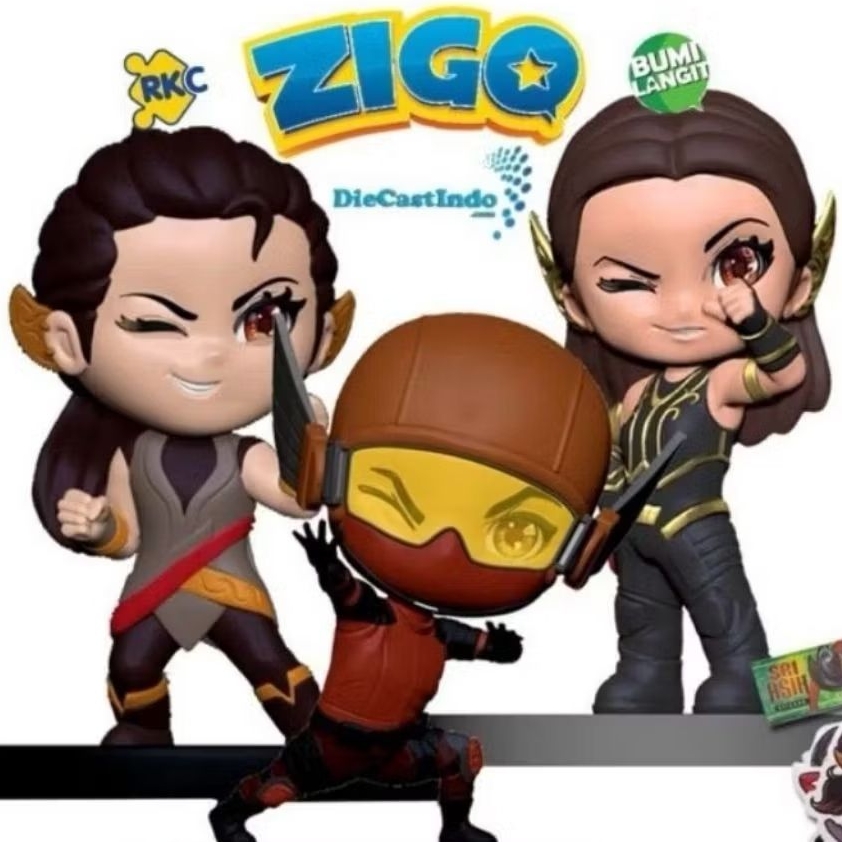 COD Mainan Figure Lokal Gundala Sri Asih murah / Mainan Koleksi Gundala / Mainan Figur Lucu