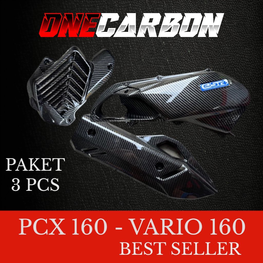 Black carbon PAKET CARBON PCX 160 3 PCS paket carbon pcx 160 3 pcs paket carbon Vario new 160 PCX ne
