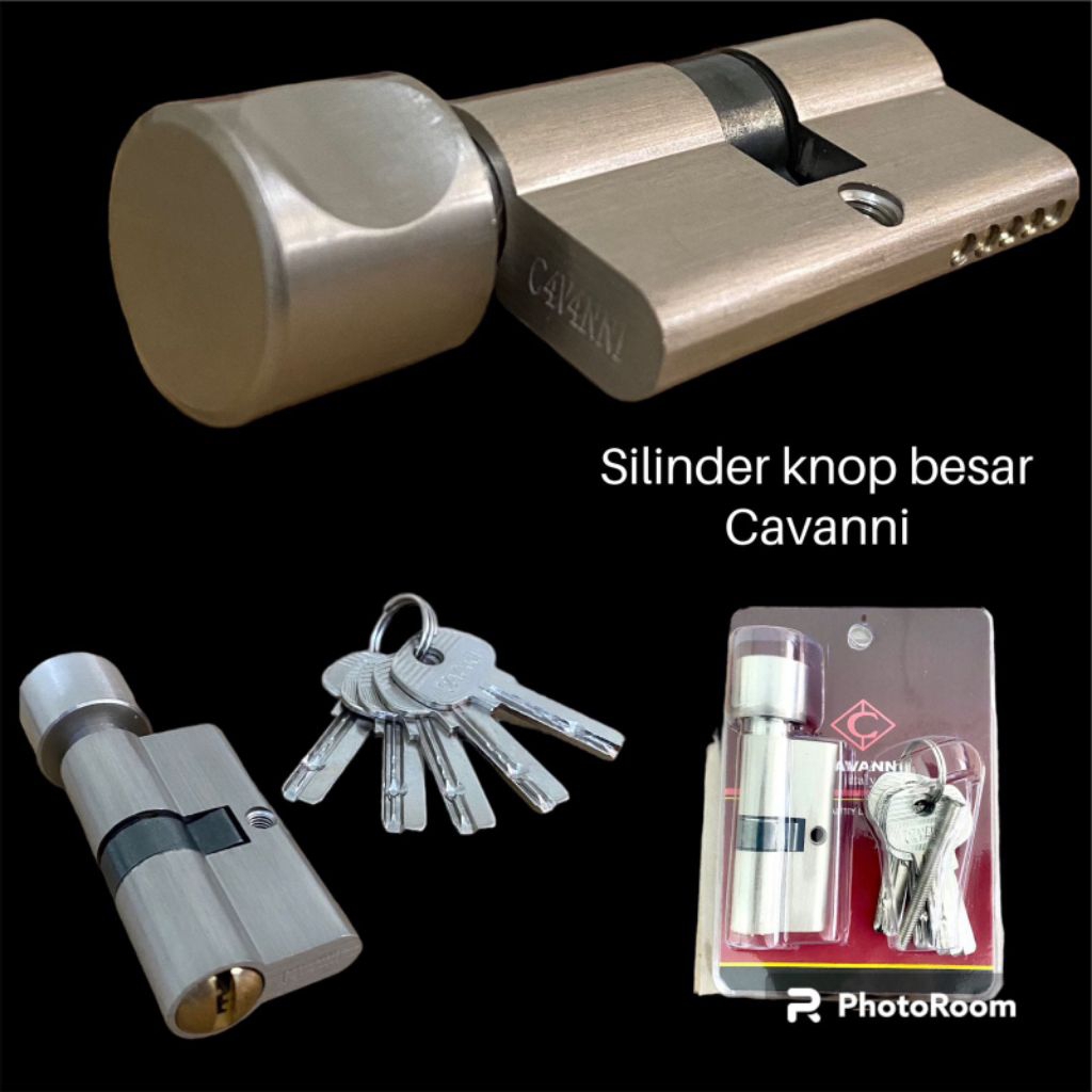 Cylinder Knob Cavanni Besar / Cylinder Knob Besar / Kunci Knob Besar / Kunci Putar Besar