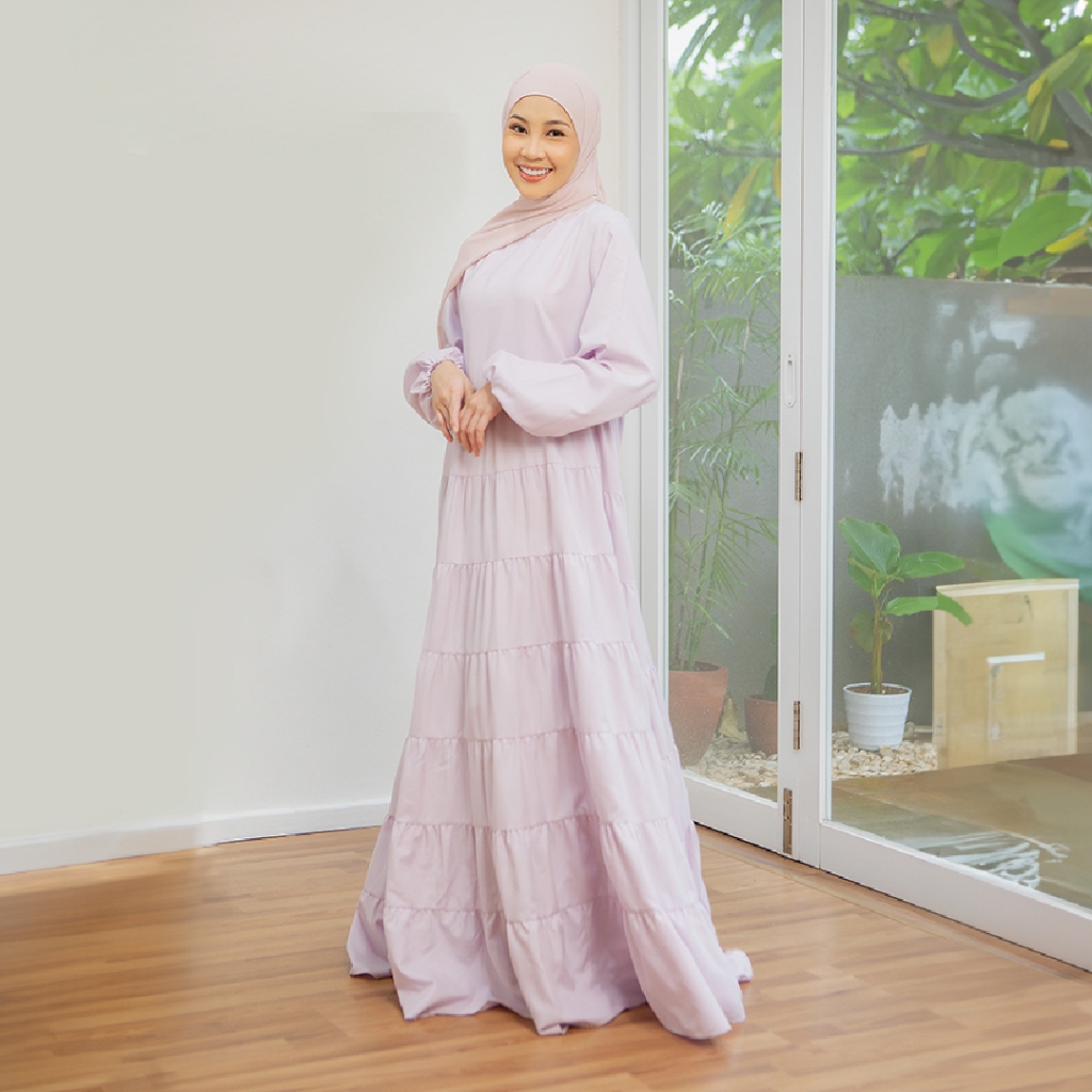 HijabChic Finna Dress - Dress Ruffle Lembut