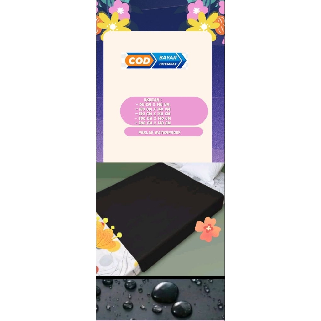 Perlak Bayi Meteran, Perlak Bayi Meteran Polos, Perlak Meteran Motif, Perlak Bayi Waterproof, Perlak