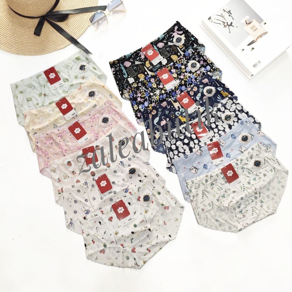 Celana dalam wanita motif bahan nyaman Sorex