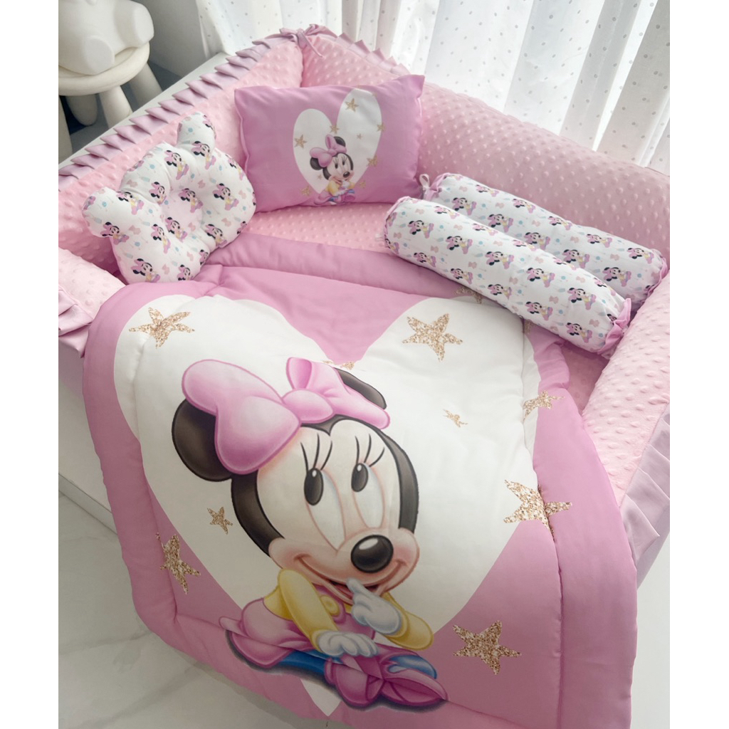 Moochi baby Bedcover set selimut bayi princess perempuan girl