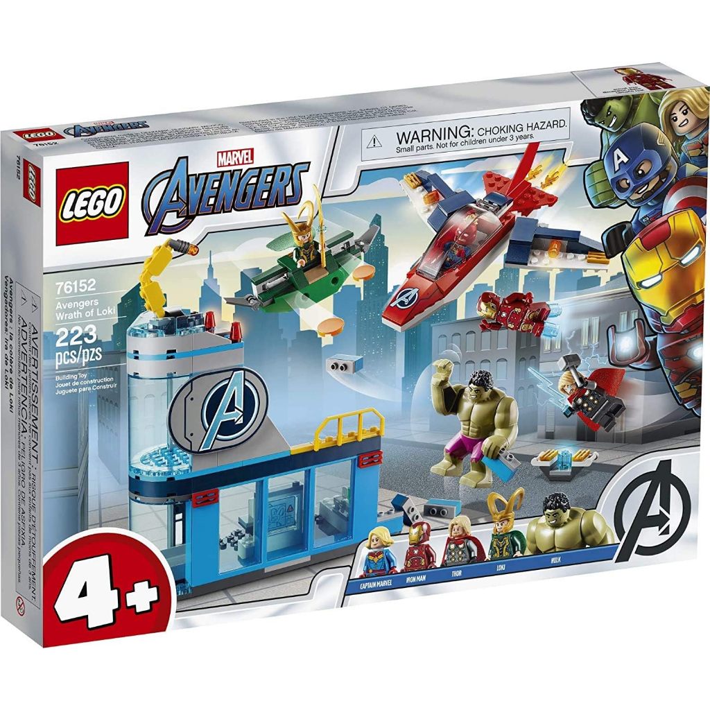 LEGO Marvel Avengers Wrath of Loki 76152 Building Toy with Marvel Avengers Minifigures and Tesseract