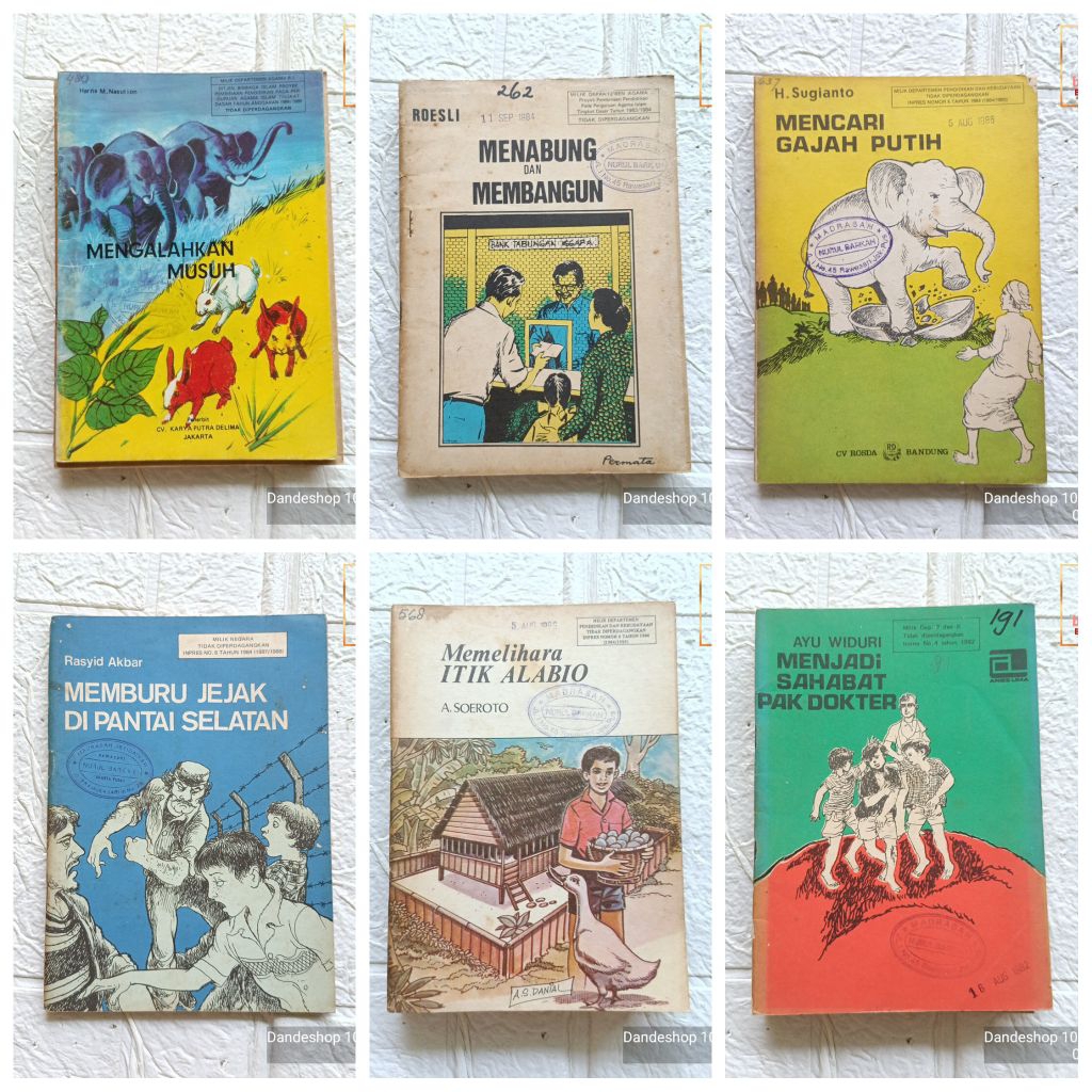 Buku Cerita Jadul (M-Z) - Novel Klasik Anak Roman, Puisi, Dongeng, Legenda, Cerita Rakyat, Fabel