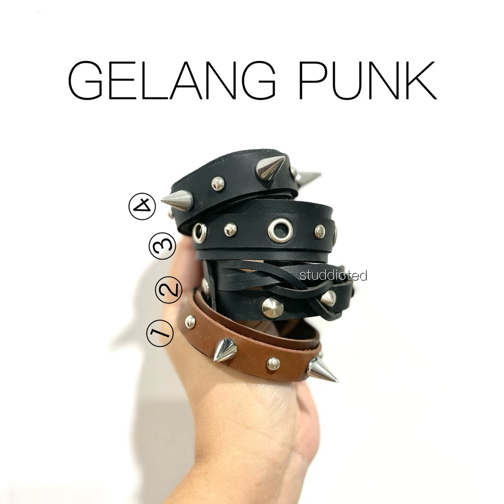 1 pcs Gelang Duri Punk