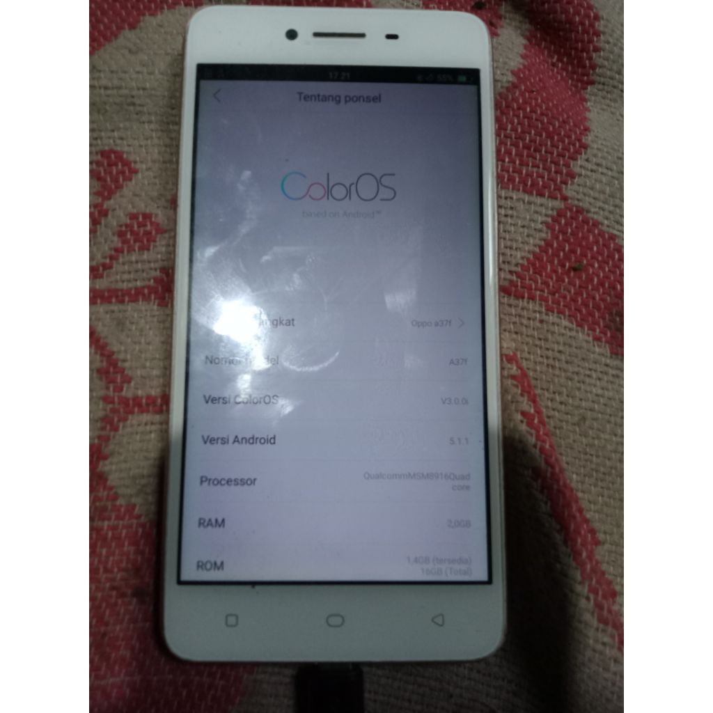 Oppo A37f Second