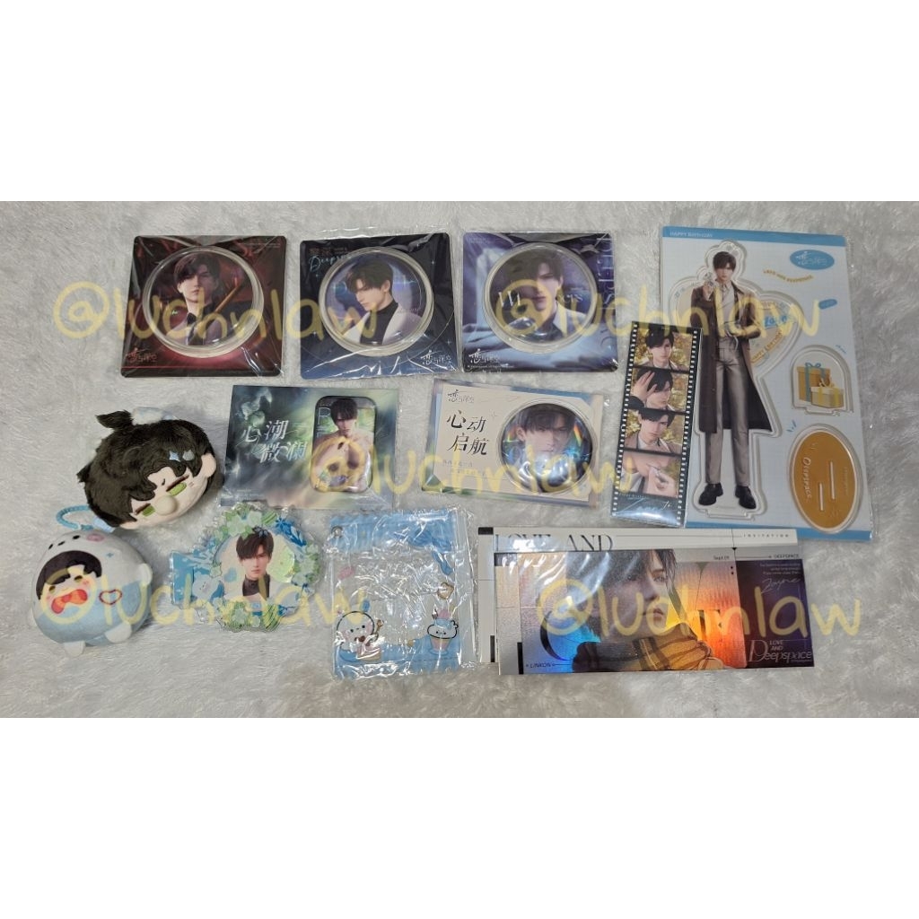 Official dan Fanmerch Zayne Love and Deepspace