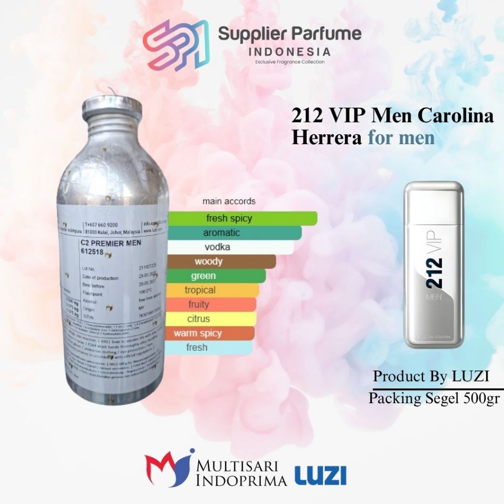 212 VIP MEN By LUZI Segel 500gr