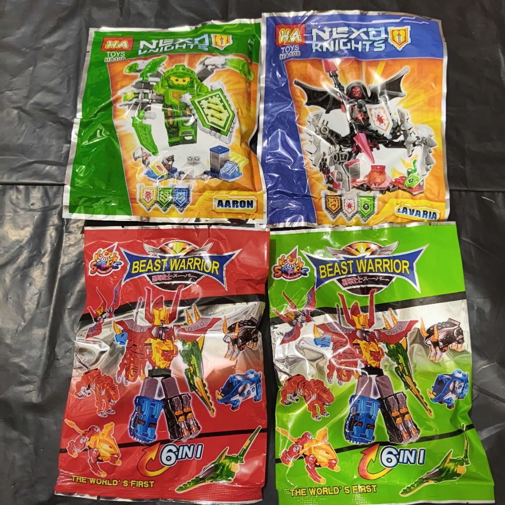 ISI 20 PCS ROBOT BONGKAR PASANG/ SANTO ROBOT/ MAINAN ANAK