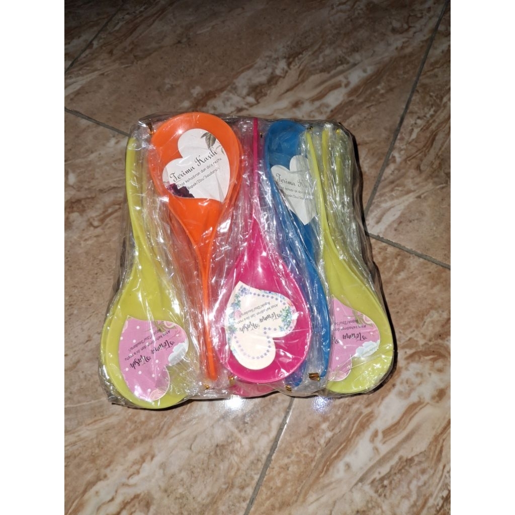 KCB Centong Souvenir 50 pcs | Centong Nasi Plastik Sovenir Pernikahan | Sovenir Nikah | Centong Nasi