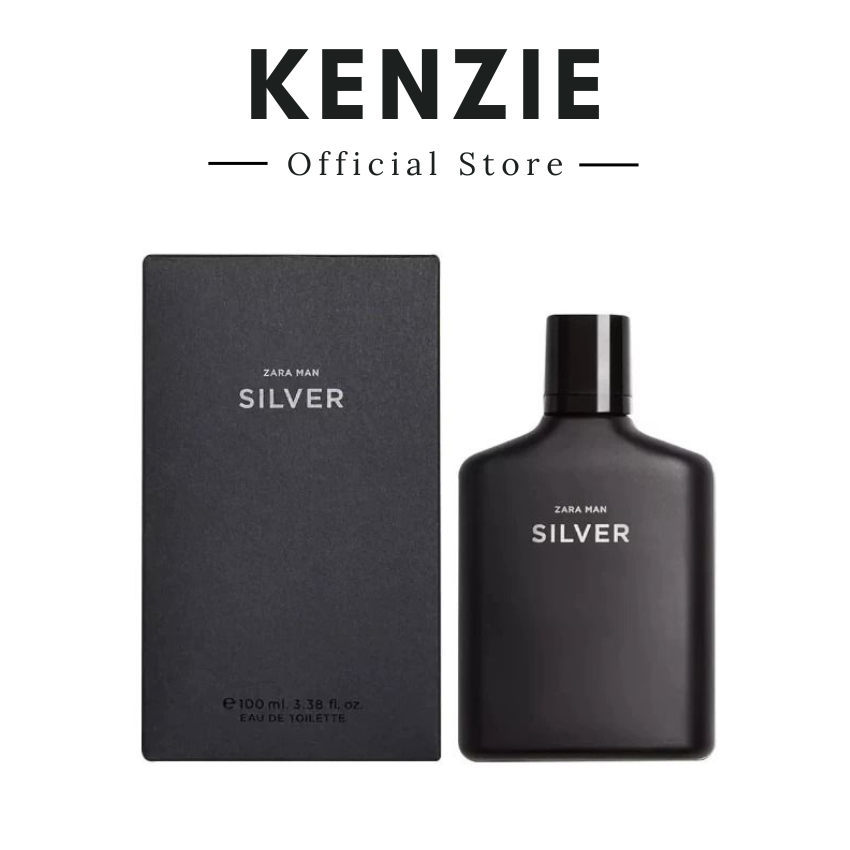 Parfum Pria ZARA MEN Varian SILVER 100ml - Kenzie Official Store