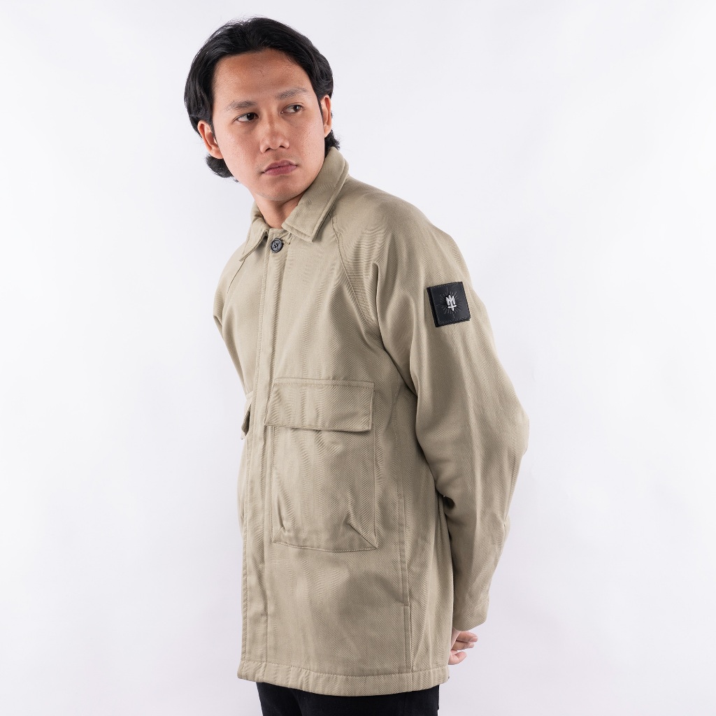 SKANA MATERNAL DISASTER OVERSHIRT FIELDER TWILL JACKETS ORIGINAL