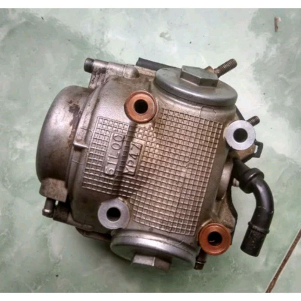 CYLINDER HEAD CYLINDER KOP BLOCK HEAD BLOCK KOP PALA BUSI ISI FULL SET KOMPLIT YAMAHA MIO SPORTY MIO