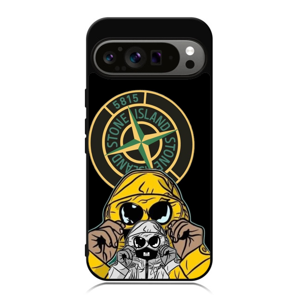 Phone Case Google Pixel 9 8 7 6 5 4 3 Pro XL 4g 5g TPU Custom Softcase CP Company Yellow