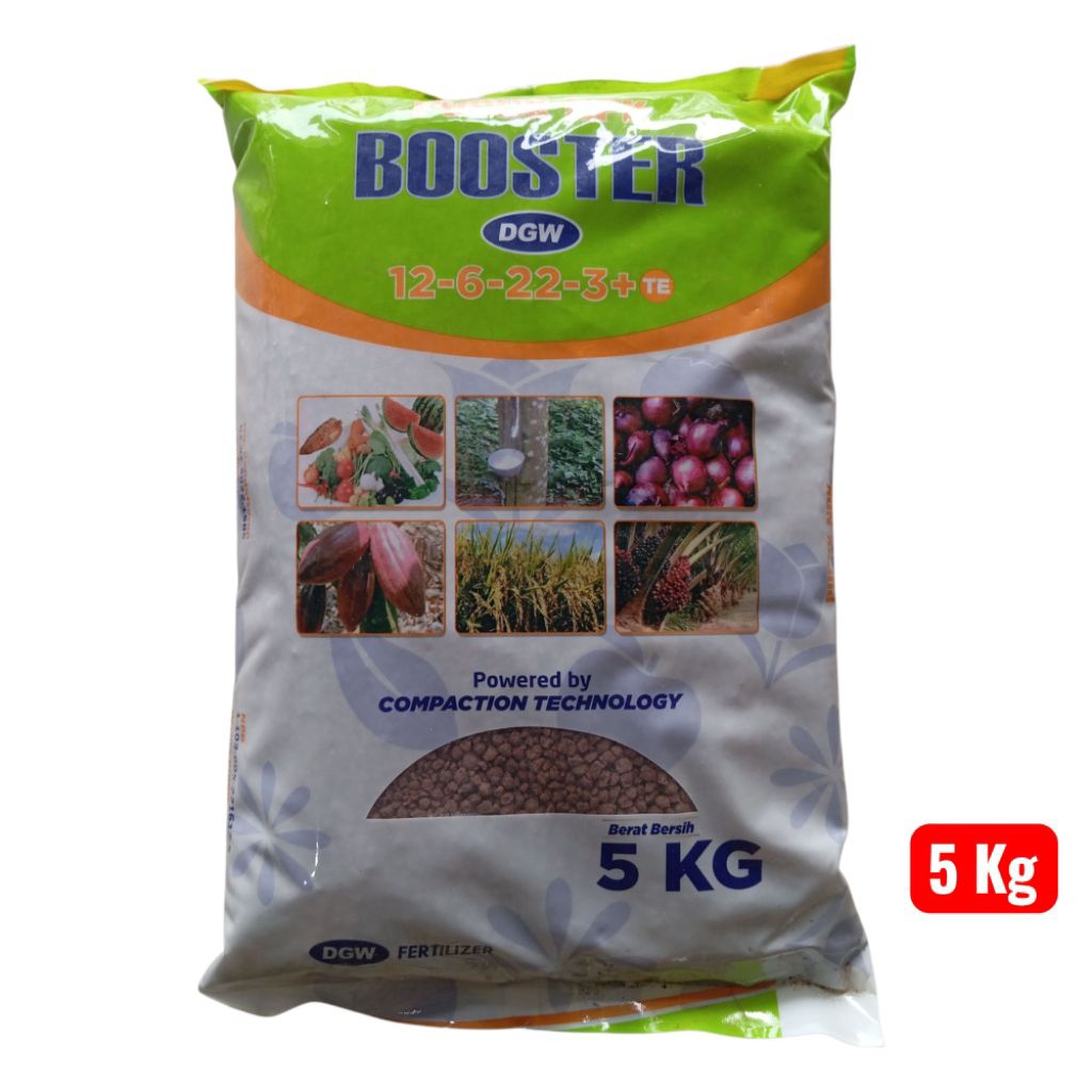 Pupuk NPK Booster dgw 12-6-22+3 TE  5 kg