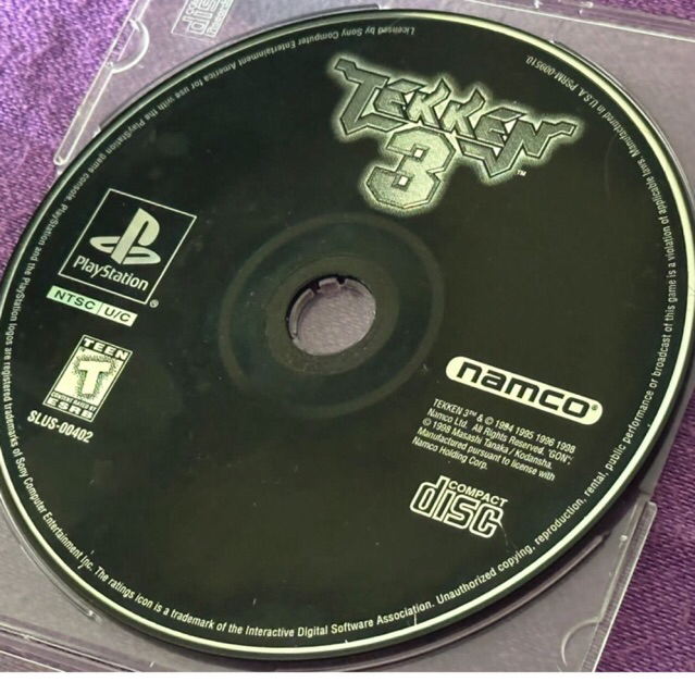 kaset ps1 ori us tekken 3