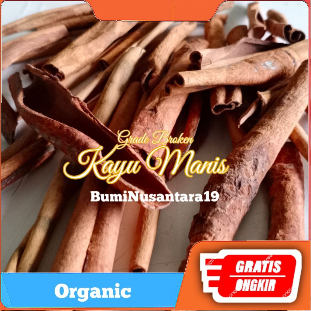 Kayu Manis Batang Patahan Organik