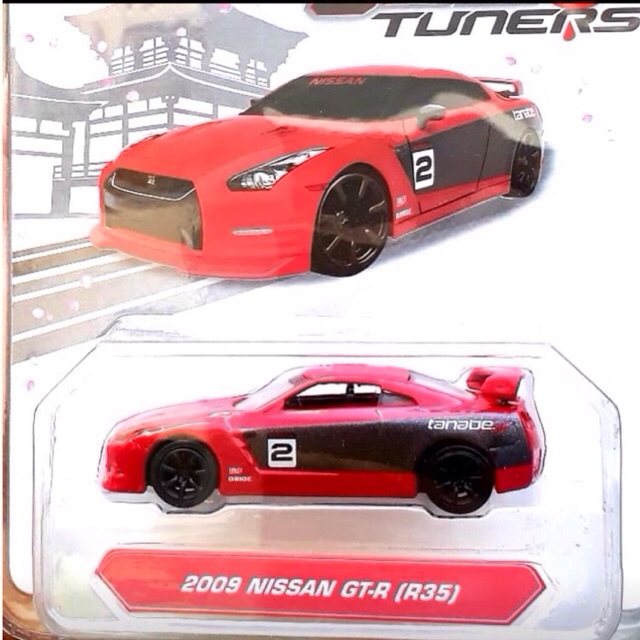 JADA NISSAN GT-R R35 MERAH DIECAST TUNERS