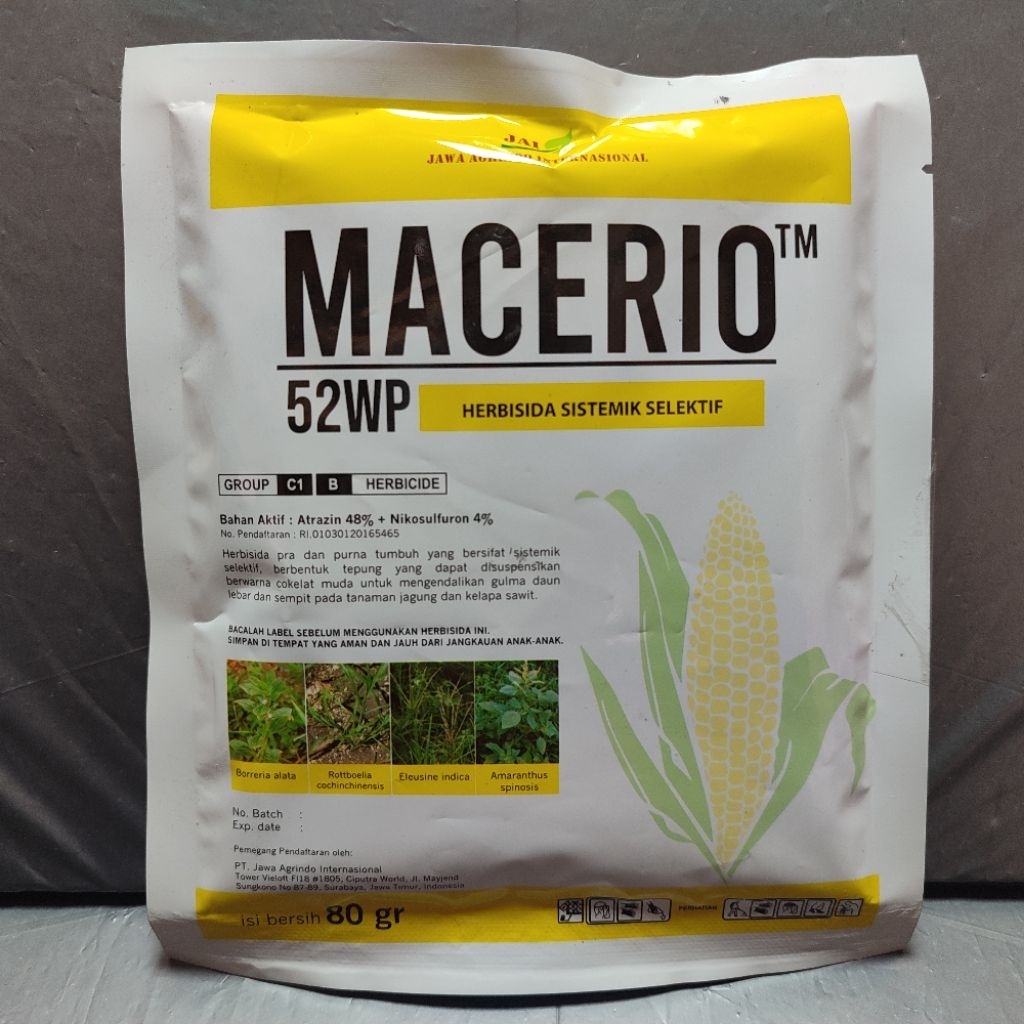 Herbisida Rumput Jagung Macerio 80 Gram