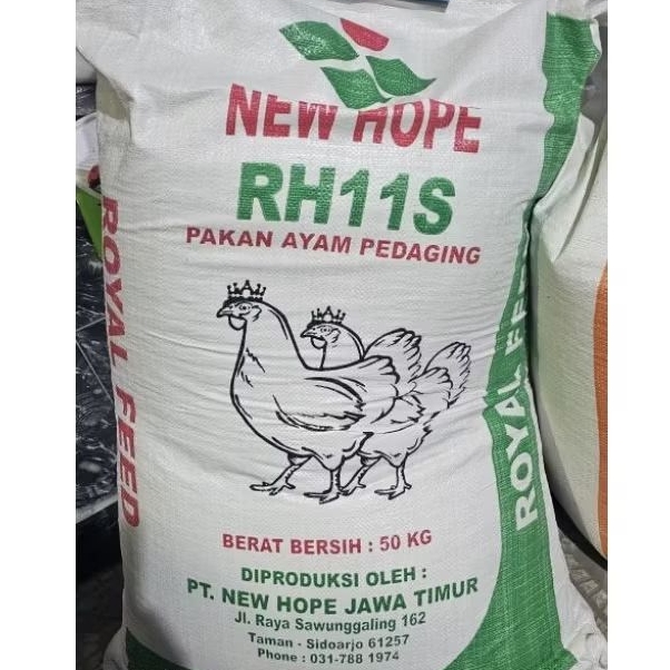MURAH PAKAN AYAM RH11S NEW HOPE SETARA 511 PROTEIN 20%