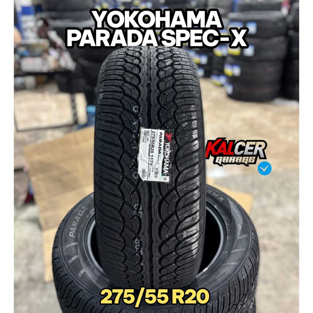 Ban Mobil Import Yokohama 275/55 R20 Parada Spec-x Ban Mobil Fortuner Pajero Ford Gwm Tank Ban
