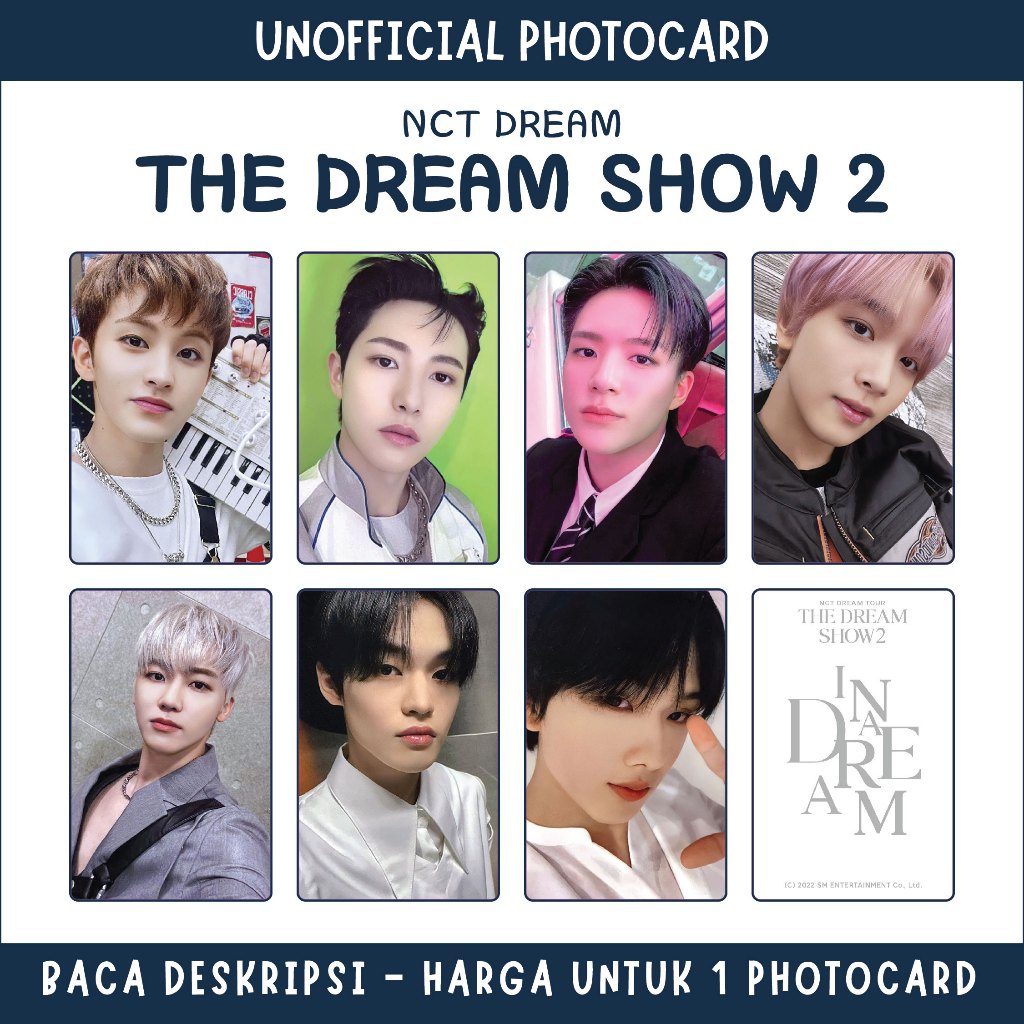 [UNOFFICIAL PHOTOCARD] NCT DREAM - THE DREAM SHOW 2