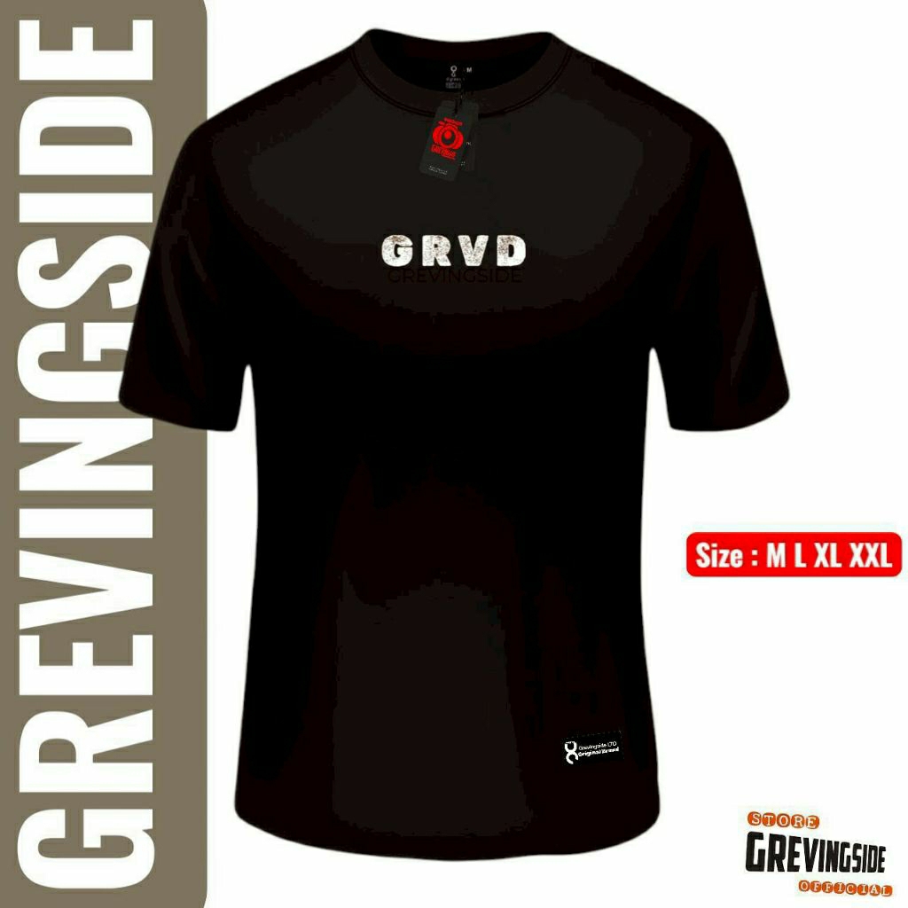 kaos distro original 100% // kaos grevingside local brand // kaos pria terbaru  // kaos motif simple