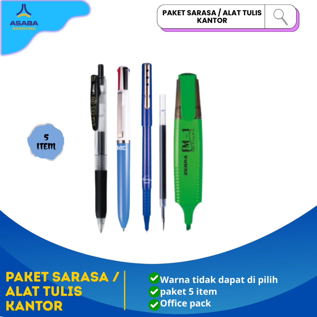 Asaba Bandung - Zebra Pulpen Gel Sarasa / Pulpen Gel Sarasa Clip  0.7 mm / Pulpen Zebra A4C Multifun