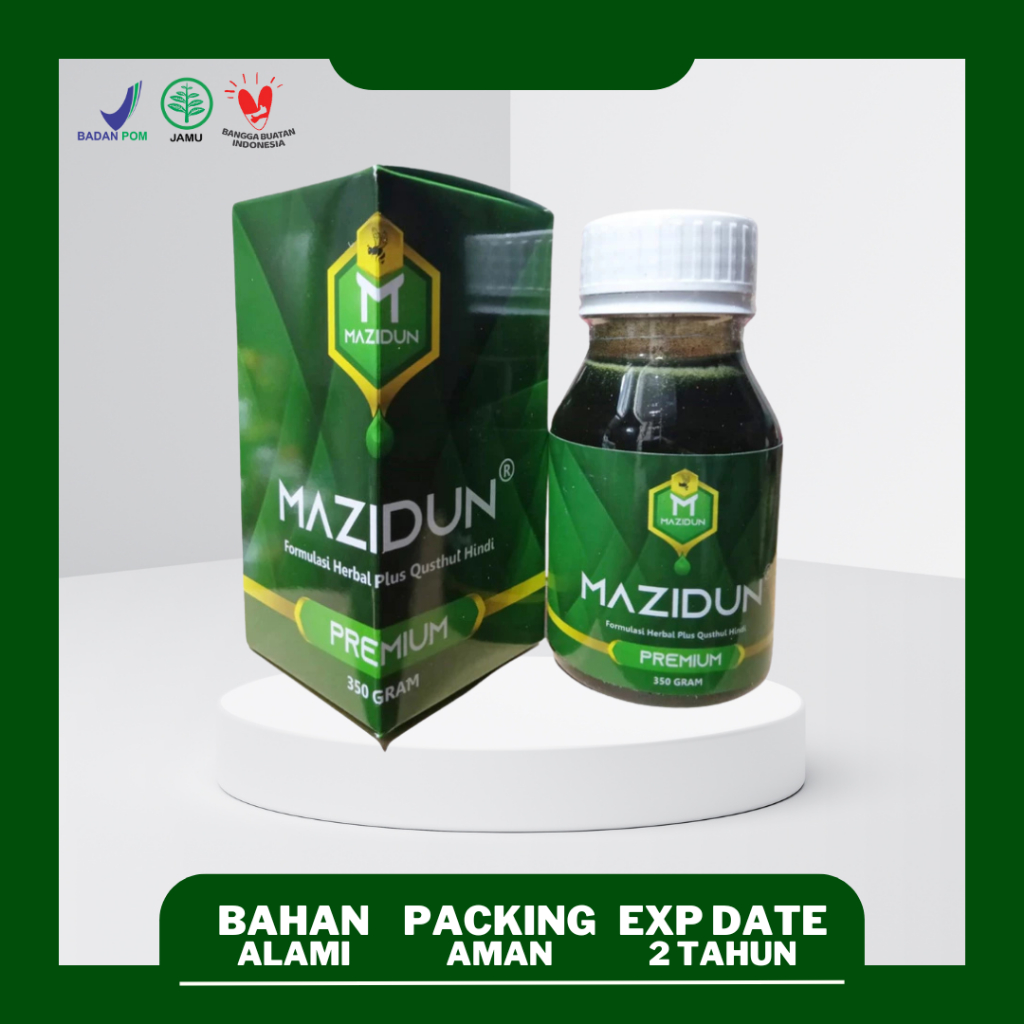 Madu Hijau Mazidun Obat Herbal Lambung, Gerd, Maag Plus Qusthul Hindi 350 gr