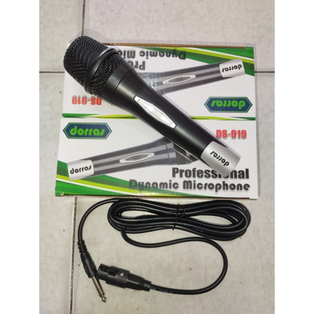 Microphone kabel dorras Ds-919/Mic kabel bagus/Mic suara bagus