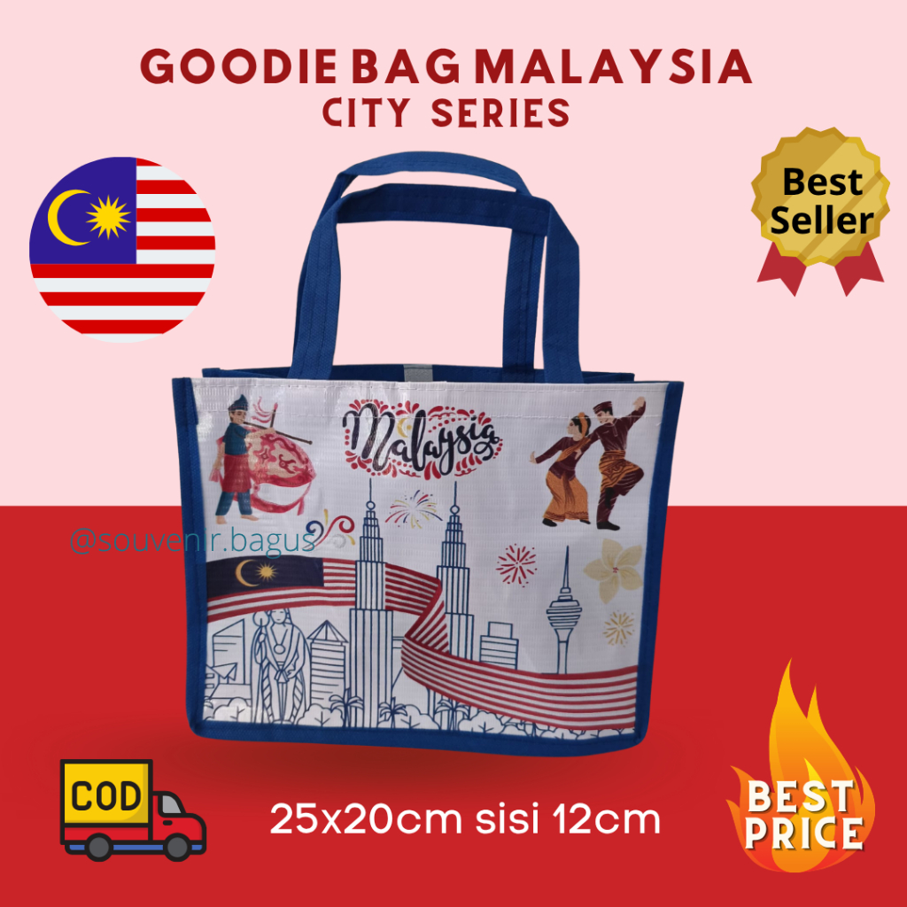 Tas Souvenir Malaysia Oleh Oleh Goodie Bag Kuala Lumpur Malaysia