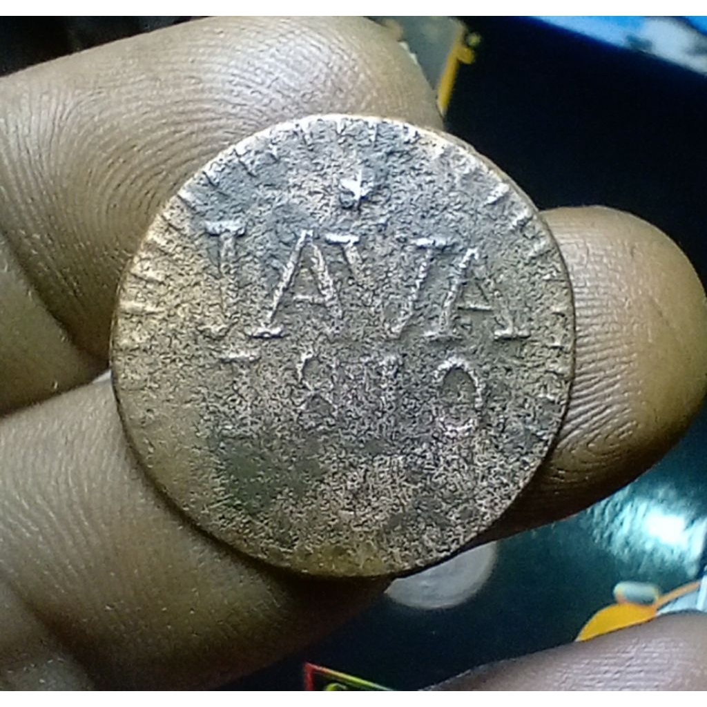 Koin 1/2 Stuiver Java Louis Napoleon 1810