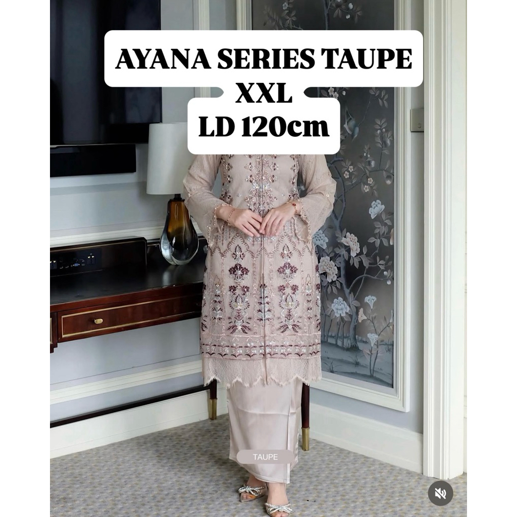 AYANA SERIES TAUPE XXL by SARAH THE LABEL