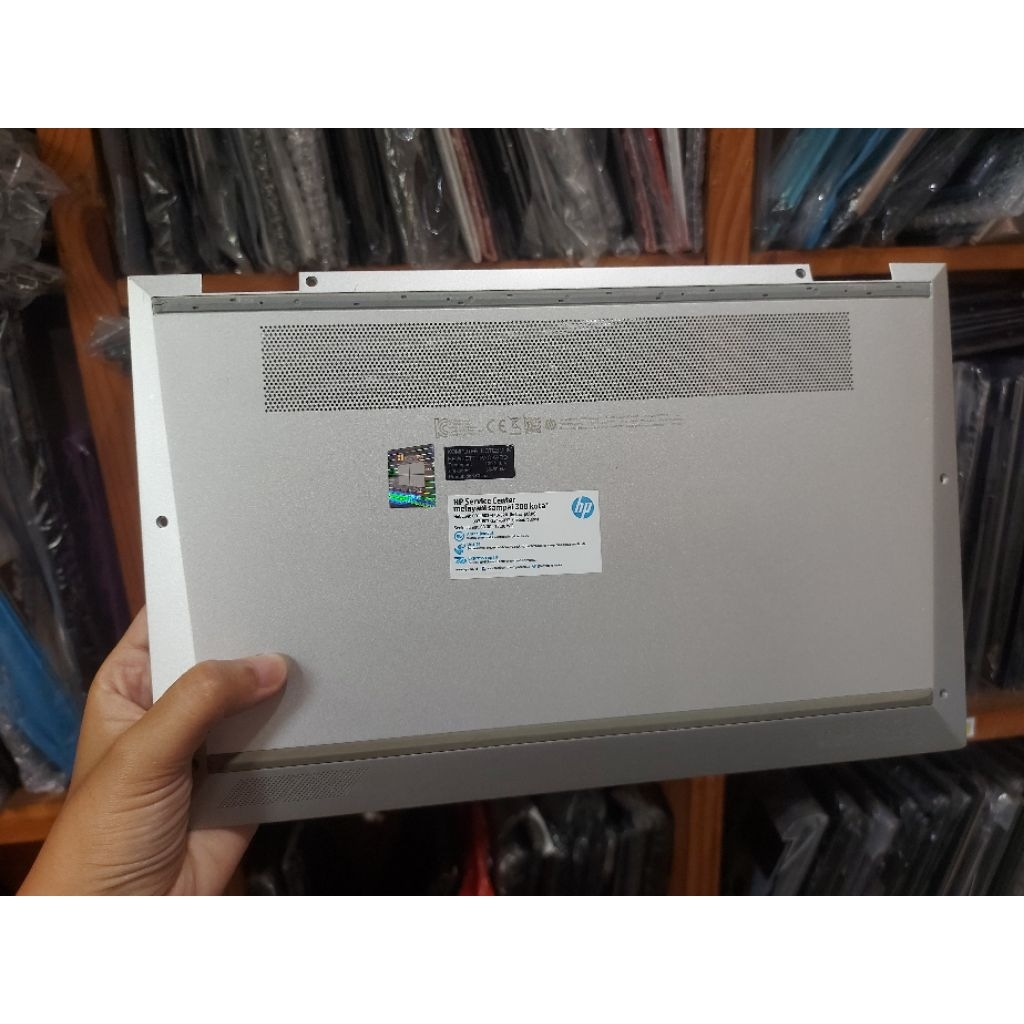Bottom Case Casing Bawah Laptop HP 2 IN 1 HP Elitebook x360 1030 G8 13.3 Inch Silver Second Original
