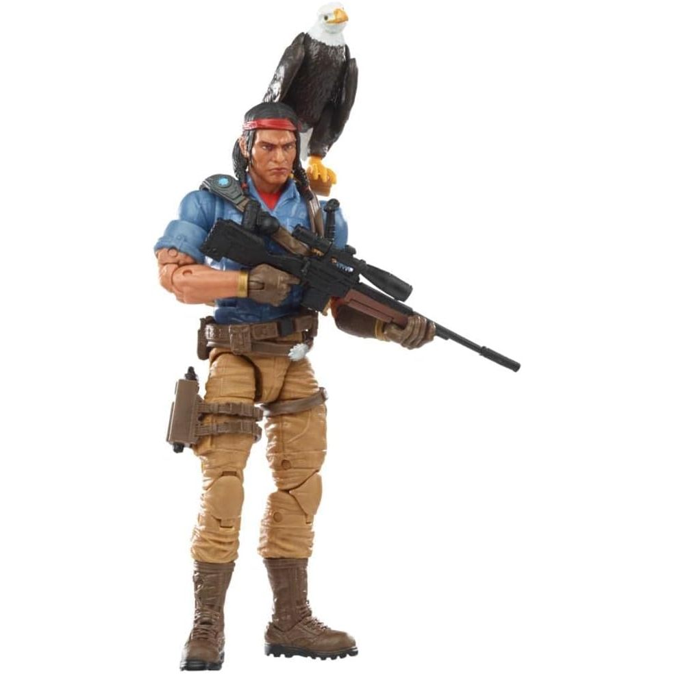 FIGUR AKSI SPIRIT IRON-KNIFE SERI RAHASIA G.I. JOE 36 MAINAN PREMIUM KOLEKSI, BERBAGAI AKSESORI