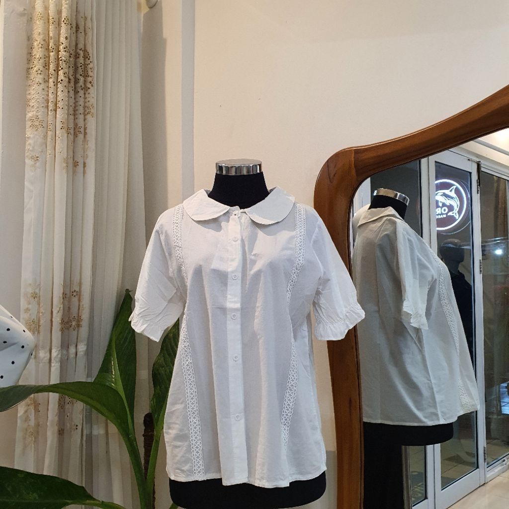 Blouse Katun Putih