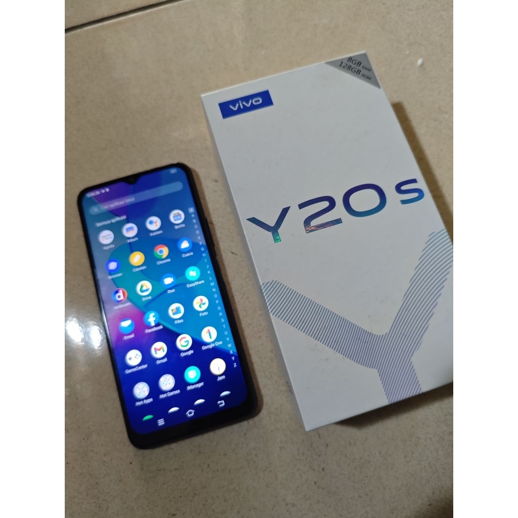VIVO Y20s RAM 8GB + ROM 128GB